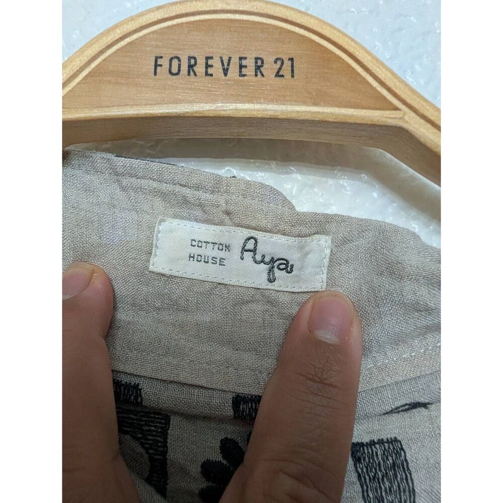 Cotton house Aya button down top - Picture 3 of 8